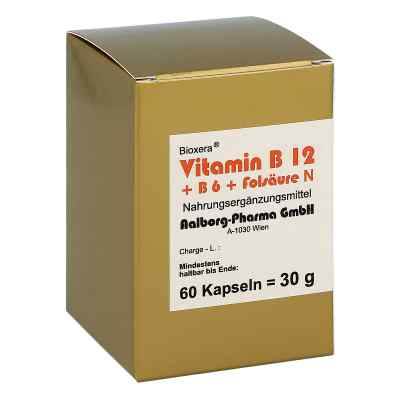 Vitamin B12 + B6 + Folsäure Komplex N Kapseln 60 stk von FBK-Pharma GmbH PZN 00093071