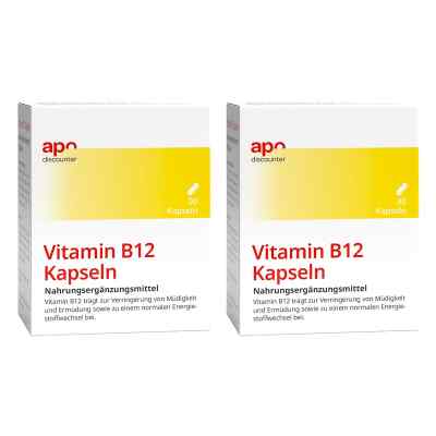 Vitamin B12 Kapseln von apodiscounter 2x 90 stk von apo.com Group GmbH PZN 08101837