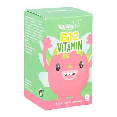 Vitamin B12 Kinder Kautabletten vegan 120 stk von BjökoVit Björn Kolbe PZN 14854303