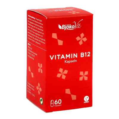 Vitamin B12 Vegan Kapseln 1000 [my]g Methylcobalam 60 stk von BjökoVit PZN 14439969