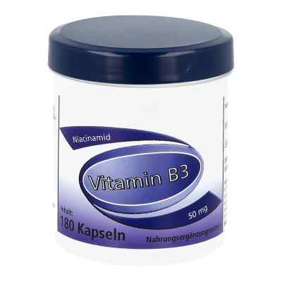 Vitamin B3 Niacinamid 50 mg Gerimed Kapseln 180 stk von Adana Pharma GmbH PZN 04698552