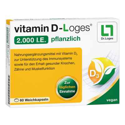 vitamin D-Loges 2.000 internationale Einheiten pflanzlich - Vita 60 stk von Dr. Loges + Co. GmbH PZN 17525882