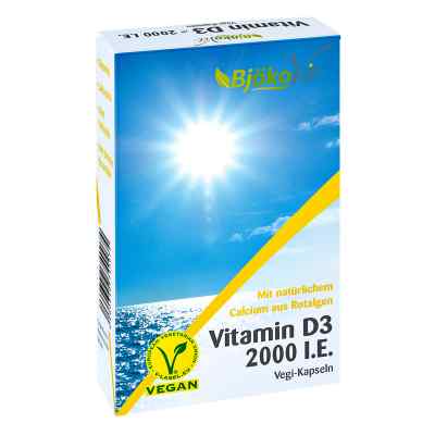 Vitamin D3 2.000 I.e. Vegi Kapseln 60 stk von BjökoVit PZN 11023228
