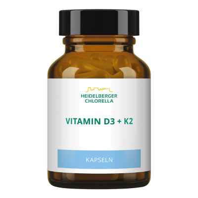 Vitamin D3+k2 Kapseln 90 stk von Heidelberger Chlorella GmbH PZN 14356189