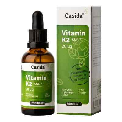 Vitamin K2 Tropfen Mk7 vegan 50 ml von Casida GmbH & Co. KG PZN 16672049