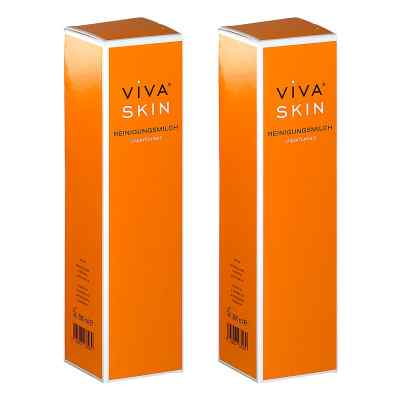 VIVA SKIN Reinigungsmilch unparfümiert 2x200 ml von  PZN 08107483