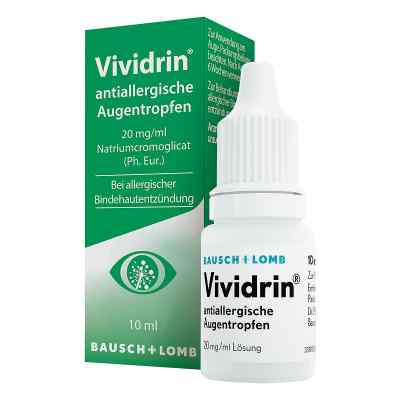 Vividrin antiallergische Augentropfen, für Schwangere geeignet 10 ml von Dr. Gerhard Mann PZN 03561555