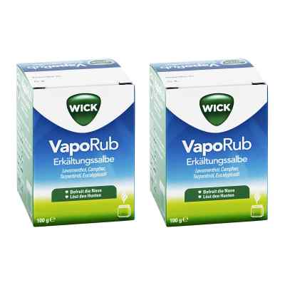 Vorteilsset WICK VapoRub Erkältungssalbe 2 stk von WICK Pharma - Zweigniederlassung PZN 08101017