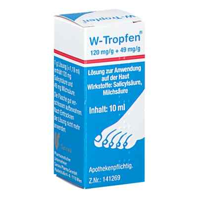 W-Tropfen® 120 mg/g + 49 mg/g Lösung 10 ml von SANOVA PHARMA GESMBH, OTC PZN 08201795