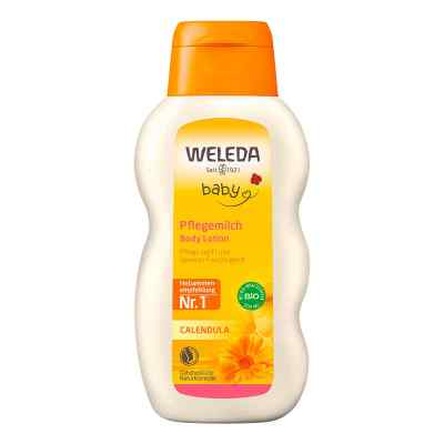 Weleda Baby Pflegemilch Calendula - reichhaltige Körperlotion 200 ml von WELEDA AG PZN 04417004