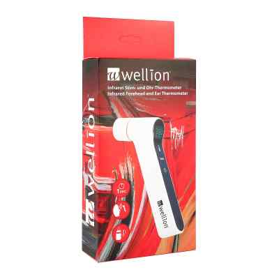 Wellion Infrarot Stirn- und Ohr-thermometer 1 stk von Med Trust GmbH PZN 15870014