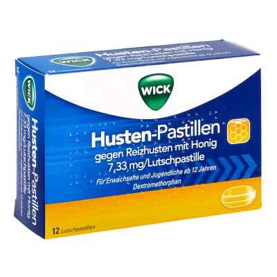 WICK Husten-Pastillen gegen Reizhusten mit Honig 12 stk von Procter & Gamble GmbH PZN 00811595