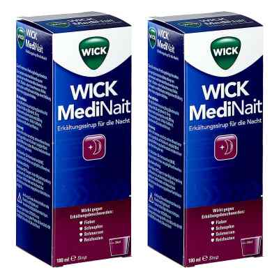 WICK MediNait Erkältungssirup für die Nacht 2x180 ml von KREY+VIGENER PZN 08103216