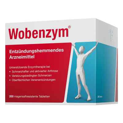 Wobenzym magensaftresistente Tabletten 200 stk von MUCOS Pharma GmbH & Co. KG PZN 13751848