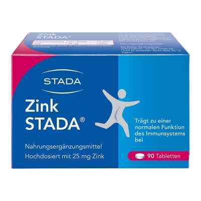 Zink STADA 25mg Zinkcitrat Tabletten 90 stk von STADA Consumer Health Deutschlan PZN 17579234